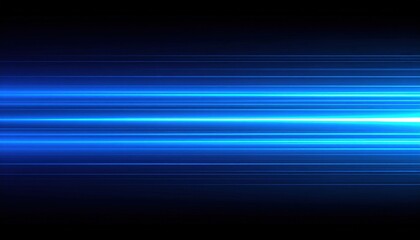 Poster - Dynamic blue light streaks abstract background digital art futuristic environment wide angle view motion concept for technology enthusiasts