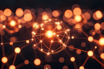 Poster - Abstract network sphere
