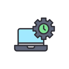 Poster - Automated system maintenance and monitoring solution with time management