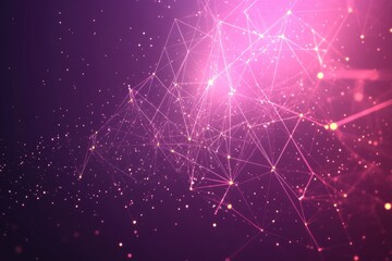 Poster - abstract digital network