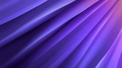 Poster - Flowing Purple Abstract Lines in Diagonal Arrangement