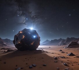 Wall Mural - dazzling starlight, cosmic dust, infinite expanse, photography, heavens, bright