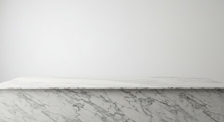 A polished slab of luxurious marble granite displayed flat in the center, isolated on a white background, high texture detail, ready to use 
