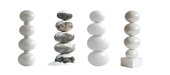 Poster - Set of simple wooden mallets with wooden handles, presented in a horizontal layout.