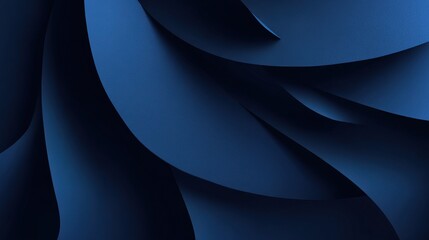 Poster - irregular navy blue abstract background with minimalist design elements