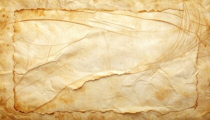 Poster - Ancient scroll background unknown location textured paper rustic environment close-up view historical concept