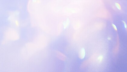 Fototapete -  ethereal pastel iridescent light reflection on soft lilac surface for dreamy web design, branding, or minimalist print background