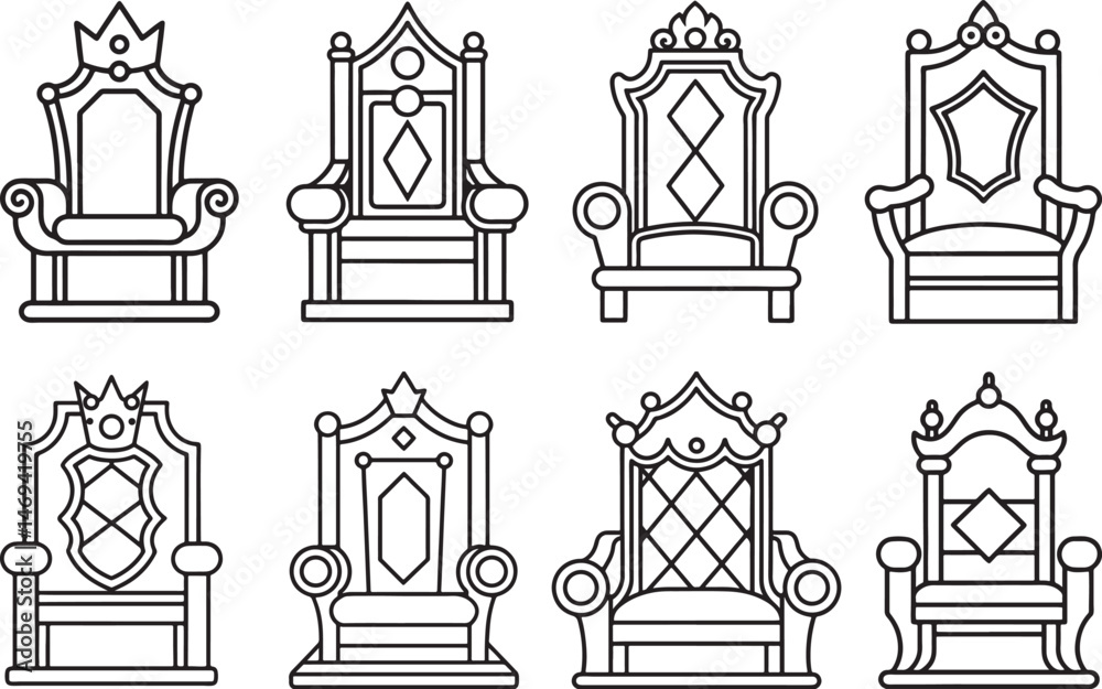Throne Drawing Easy Step By Step