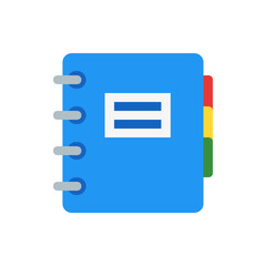 Poster - This is a glossy 3d blue folder icon with a document symbol, a vector illustration for web design
