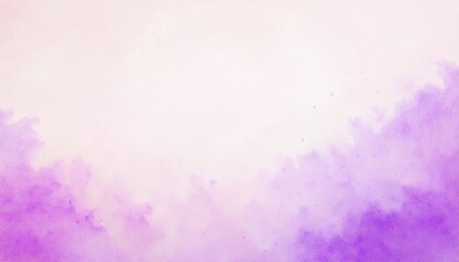 Poster -  pastel watercolor cloudscape with pink and violet gradient texture for web design, branding, or print background