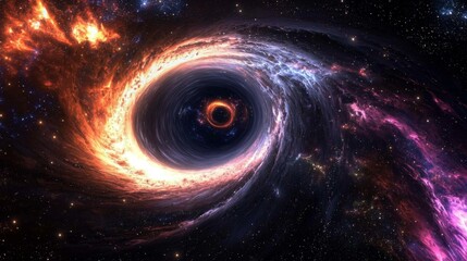 Wall Mural - an astral display revealing the splendor of deep space illumination.