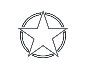 Wall Mural - star icons. vector symbols star isolated on white background. design template.