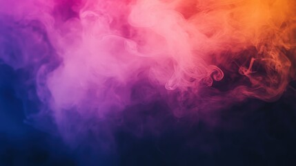 Poster - soft, wispy smoke overlay drifting gently across a dark background, creating a mysterious and atmospheric effect.