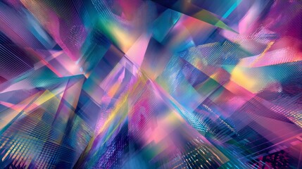 Wall Mural - vector-style image of futurist background abstract technology