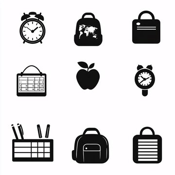 Back to school banner with multicolored pencil and hand drawn type design. Vector illustration