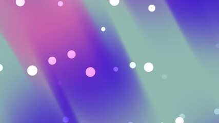 Aufkleber - Smooth pastel gradient background featuring gentle transitions of soft teal pink and purple with scattered white circular elements in a dreamy abstract design