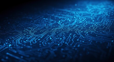 Fototapete - Abstract circuit board design