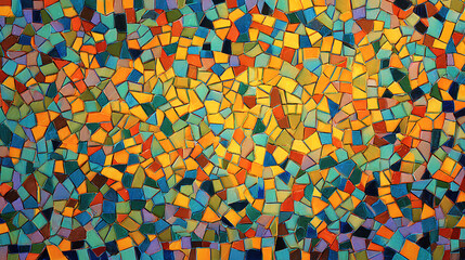 Poster - Colorful Mosaic Background 
