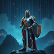 © Hector - A knight in digital armor standing guard over a realm of data