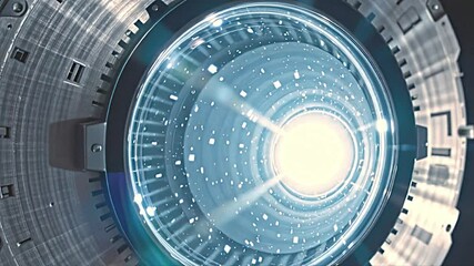 Poster - Dynamic light emission from advanced lens technology in a stellar environment a futuristic exploration of visual science and innovation