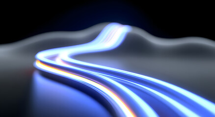 Poster - dynamic fluid color gradient background, abstract kv main visual business ppt background