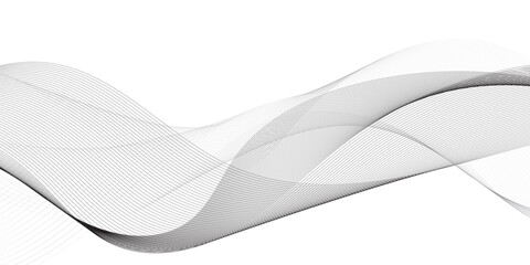 Poster - abstract background with wave and curve line. curve wave seamless pattern. thin line wavy abstract v