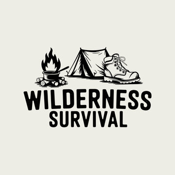 Vintage Retro Vector Adventure Logo, Badge Logo, Hiking Logo, Wilderness Logo