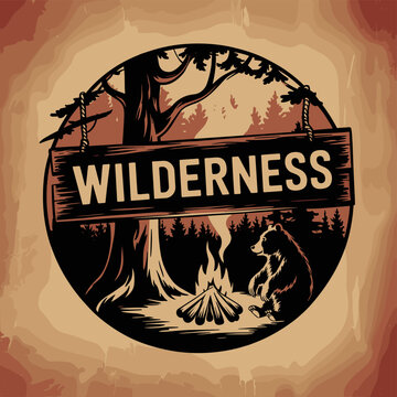 Vintage Retro Vector Adventure Logo, Badge Logo, Hiking Logo, Wilderness Logo