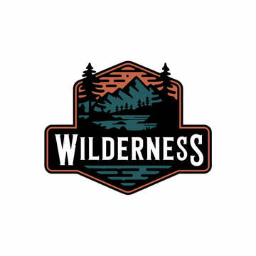 Vintage Retro Vector Adventure Logo, Badge Logo, Hiking Logo, Wilderness Logo
