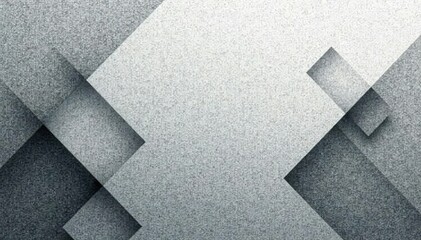 Canvas Print - subtle grayscale pattern with overlapping geometric forms, abstract, monochrome, design