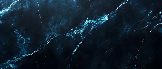 Poster - mesmerizing abstract background with an intricate pattern of dark blue and grayish swirling marble t