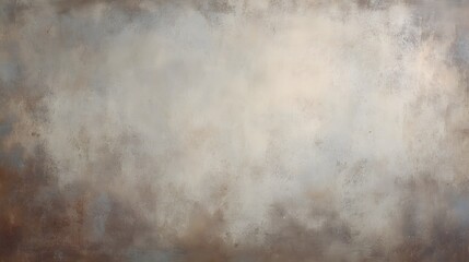 Poster - A close up view of a rugged textured concrete wall in a warm earthy sienna tone creating a minimalist industrial backdrop