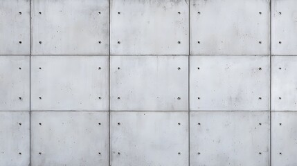 Poster - Close up view of a rough earthy toned concrete wall with a distinctive textured pattern creating a minimalist industrial aesthetic