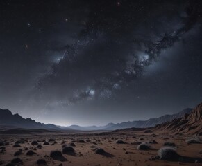 Wall Mural - vast, star-studded night sky, cosmic dust visible , astronomical, space, nocturnal