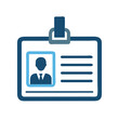 © MAHMUDA  - ID Badge Icon Representing Professional Identification – Vector Workplace and Access Symbol