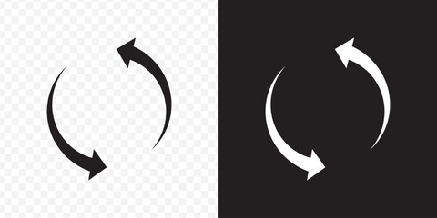 Poster - circle arrow icon set. circular arrow icon, refresh, reload, rotation. Green recycle vector icon symbol. Repeat and reload icons set and arrow rotation circle. EPS 10.