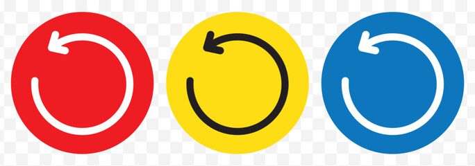 Leinwandbilder - circle arrow icon set. circular arrow icon, refresh, reload, rotation. Green recycle vector icon symbol. Repeat and reload icons set and arrow rotation circle. EPS 10.