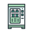 © MAHMUDA  - Vending Machine Icon Representing Automated Snack and Beverage Dispenser