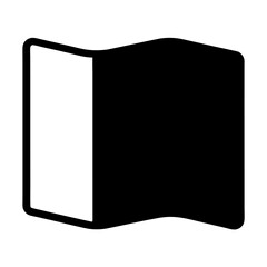 Poster - Foldable Tablet or Device Icon Displaying a Flexible and Innovative Design