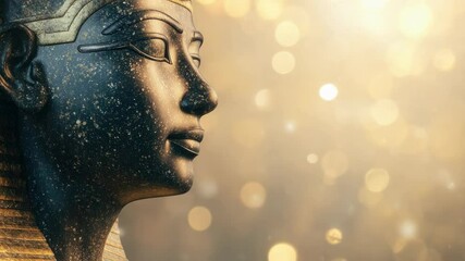 Poster - A detailed view of a human-shaped sculpture