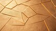 © MAY - Intricate gold geometric design on a textured surface, offering a striking visual contrast.