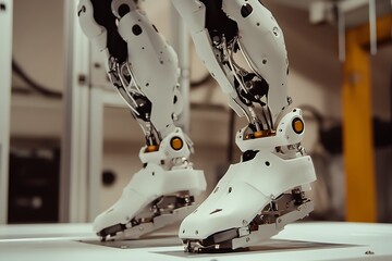 Poster - Zero-gravity robotic leg stabilizer featuring miniature thrusters and auto-gyroscopes 