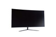 © Scenic Vault  - Ultrawide Curved Gaming Monitor Display on a Stand with Transparent Background