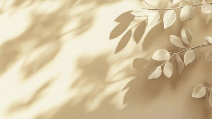 Poster - A close-up view of leaves growing on a brick wall, with intricate details
