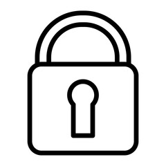 Poster - LOCKED VECTOR ICON