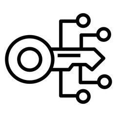 Poster - KEY VECTOR ICON