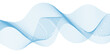 © JERRY - Dynamic flowing frequency equalizer wave vector line flow stripe blue music and speed line. Pattern wavy line motion abstract background. Modern template abstract design flowing particles wave.