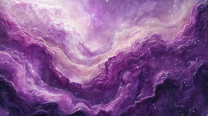 Wall Mural - Cosmic nebula filled with glowing stars high resolution hd background