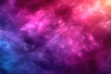 Fototapete - Abstract  geometric  design  with  vibrant  colors.