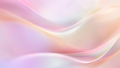 Fototapete - Abstract Pastel Wave Background Soft Pink Orange Purple Hues